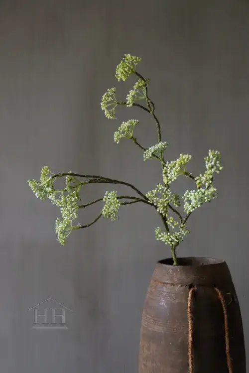 Kunst Berry spray groen 70 cm