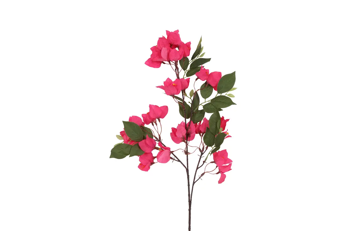 Kunst bloem Bougainvillea rood - L15B15H76CM