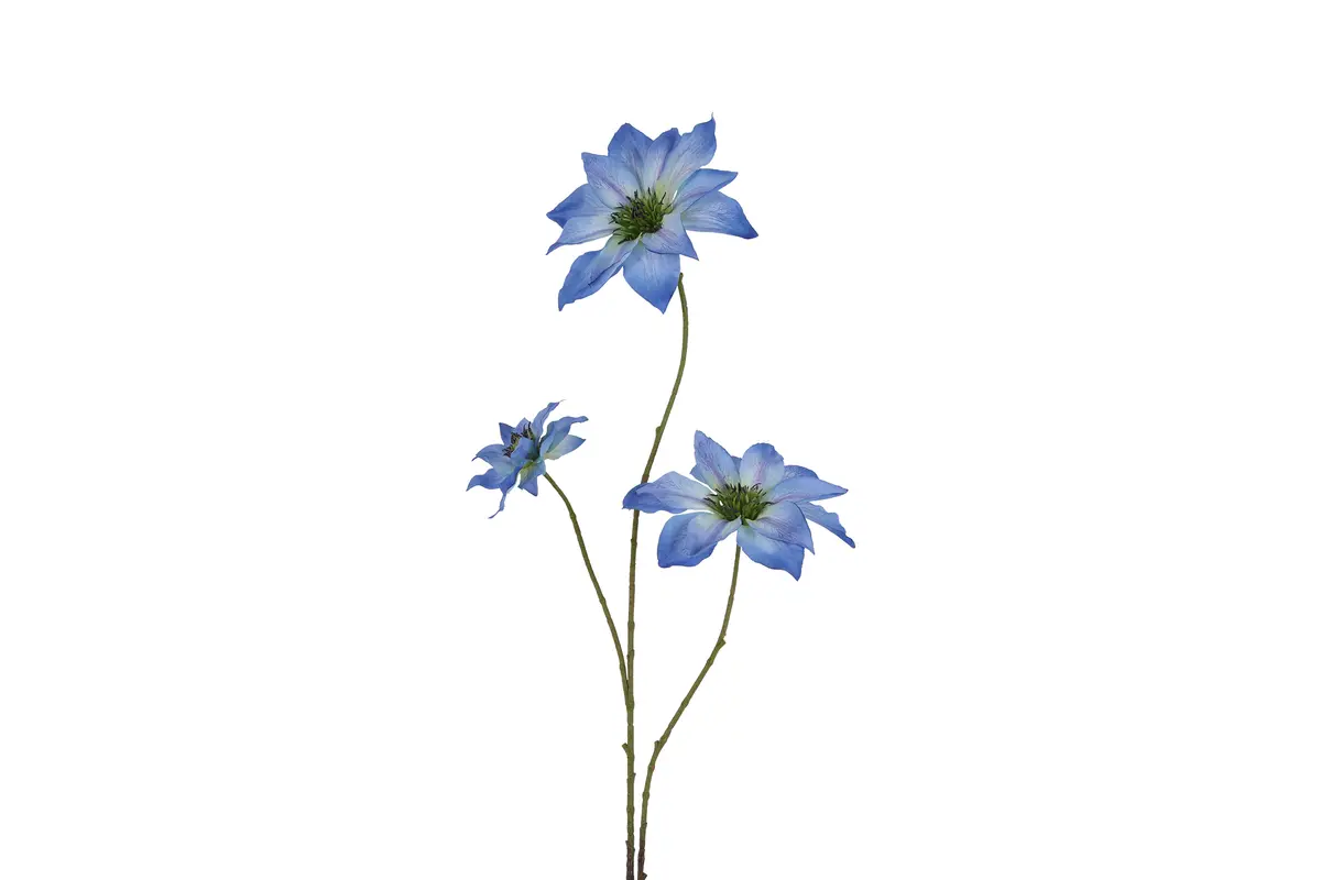 Kunst bloem Clematis S blauw - L9B7H89CM