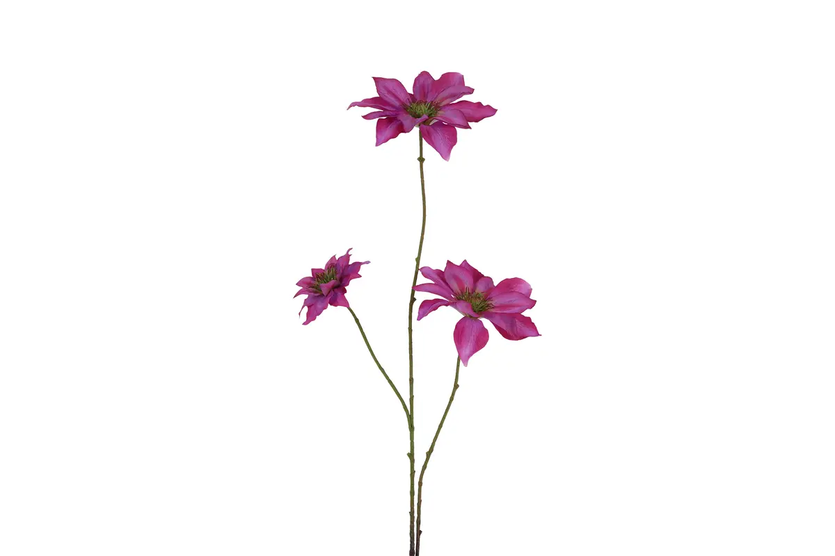 Kunst bloem Clematis S lila - L9B7H89CM