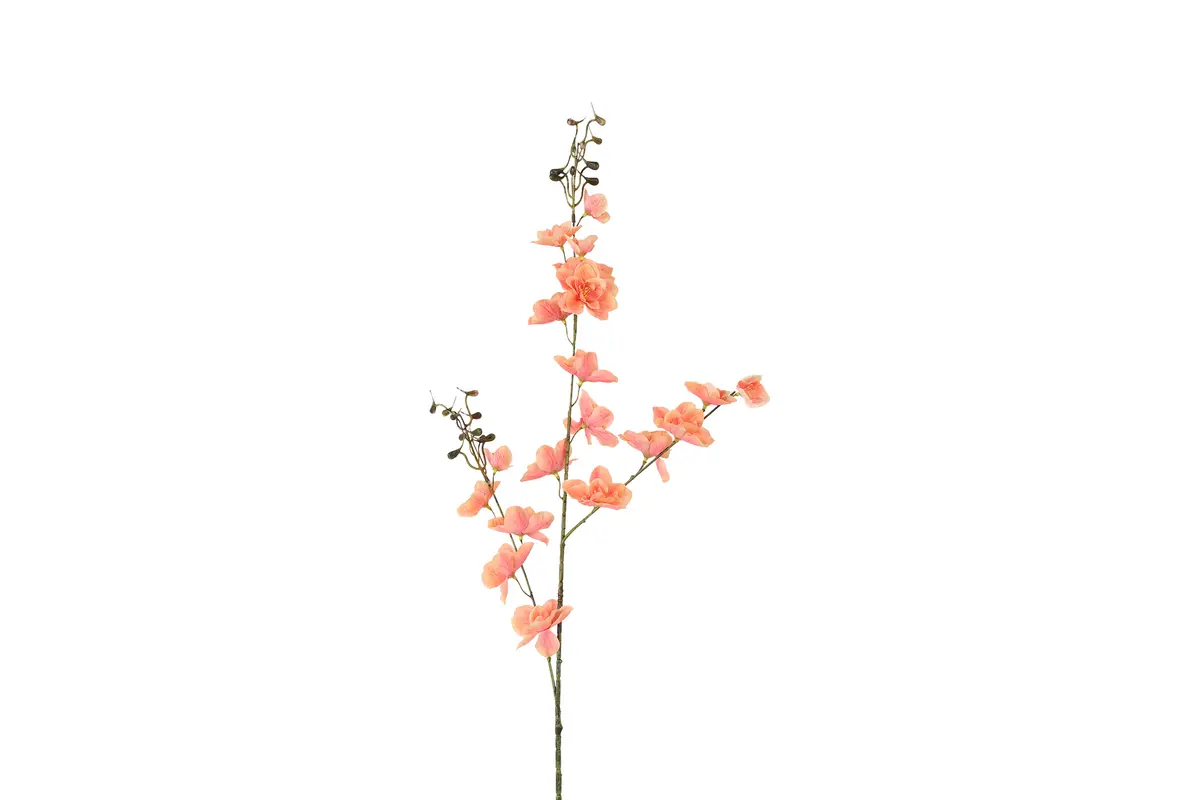 Kunst bloem Delphinium consolida roze - L12B12H99CM