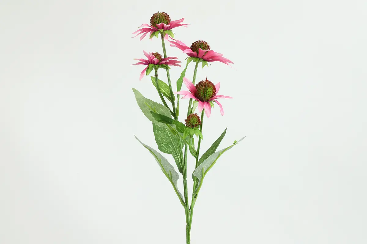 Kunst bloem Echinacea roze - L5B20H70CM