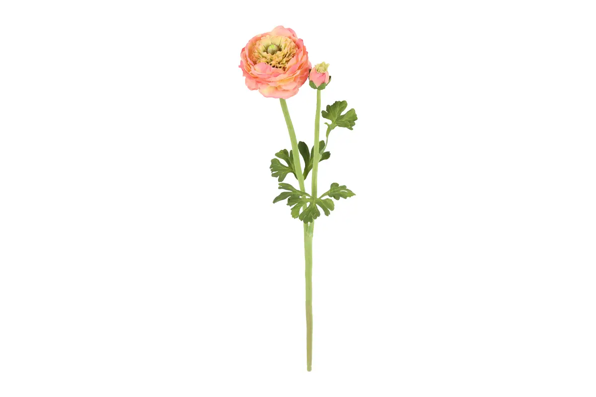 Kunst bloem Ranunculus roze - L10B8H48CM