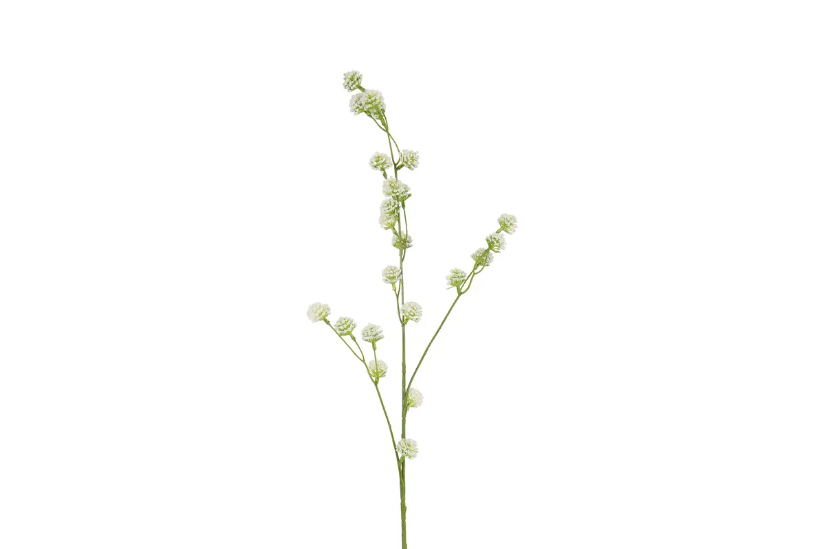Kunst bloem Trifolium L wit - L10B10H89CM