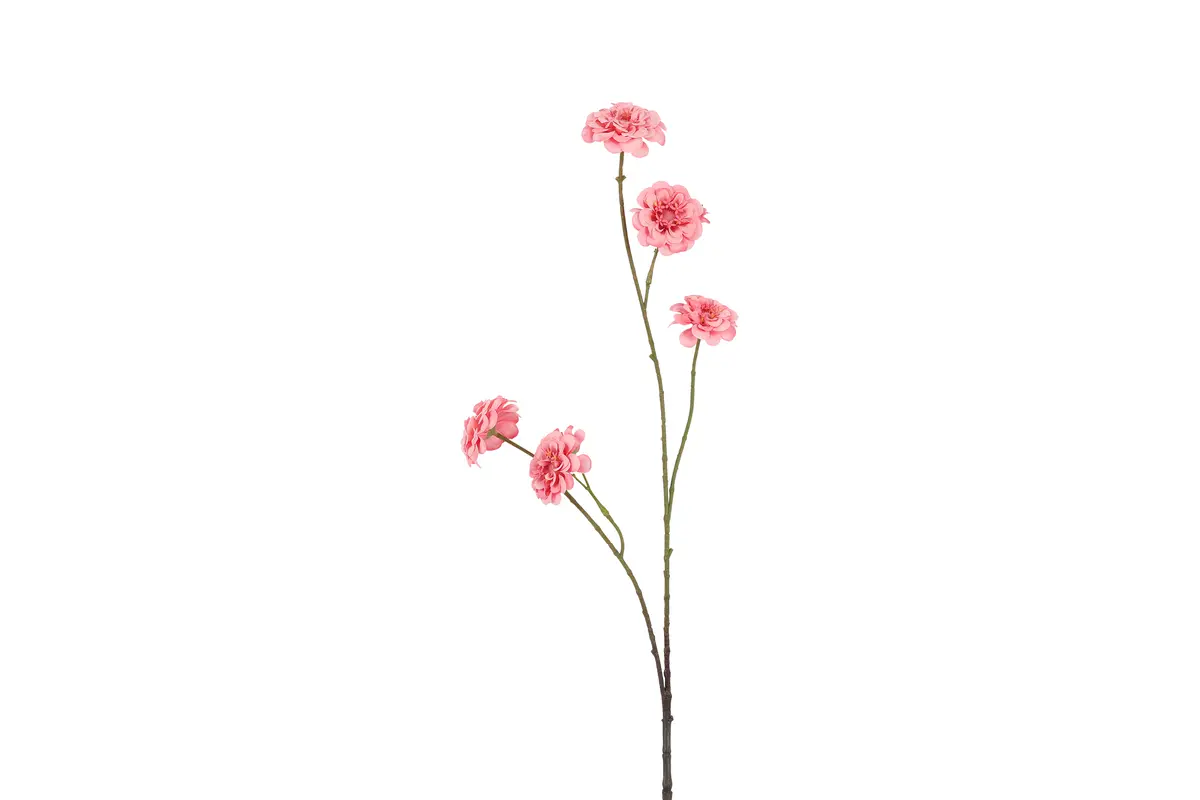 Kunst bloem Zinnia S roze - L10B6H88CM