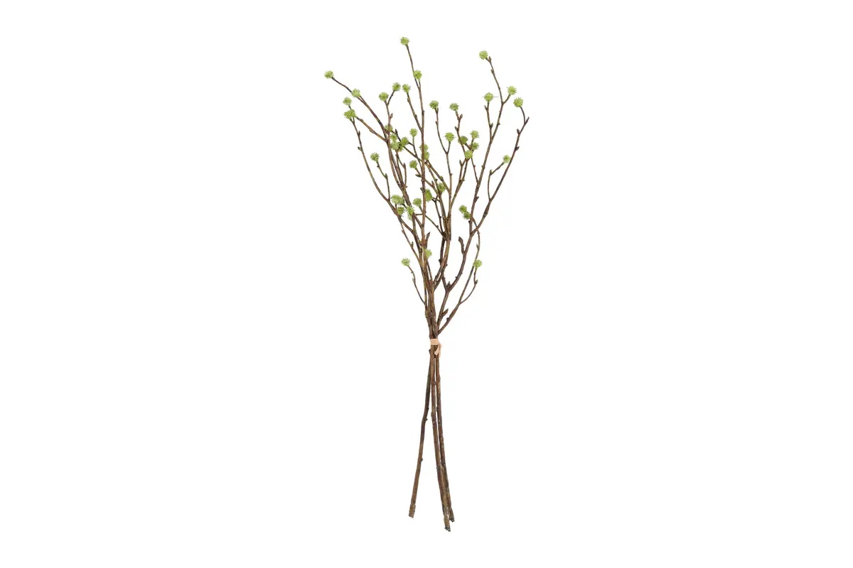 Kunst bundel Eryngium 3x groen - L10B5H55CM