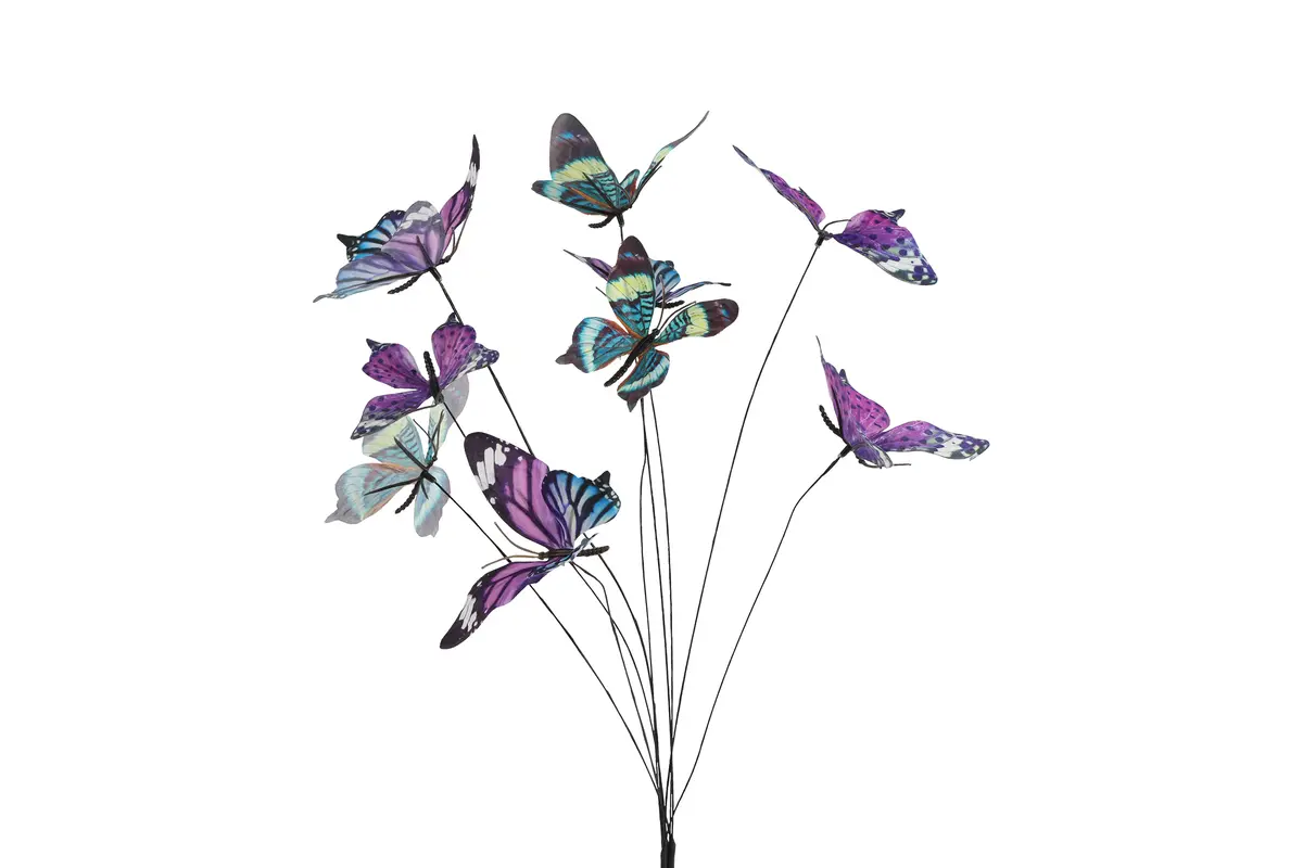 Kunst deco vlinder Aurellia a3 paars - L10B12H67CM