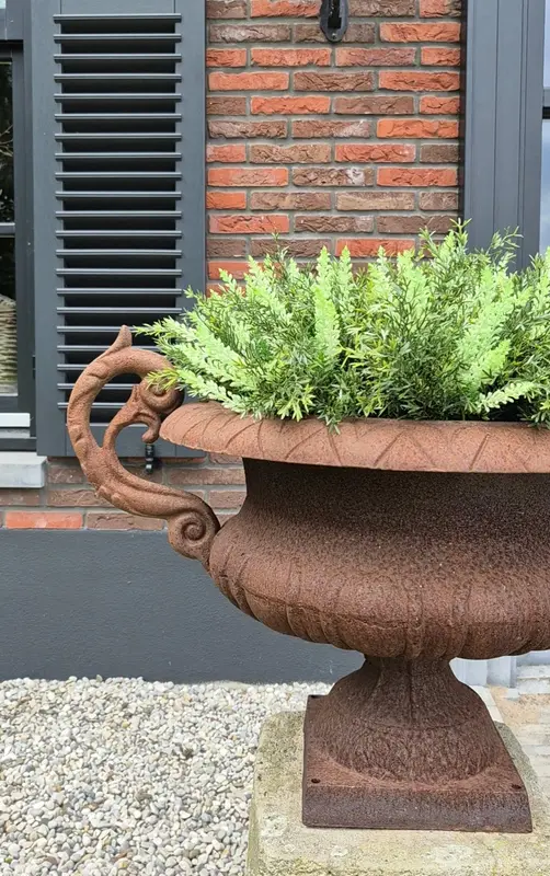 Kunst erica heideplant wit UV - 29 cm