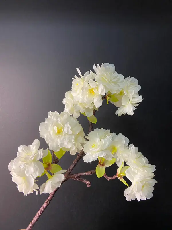 Kunstbloem bloesem Wit