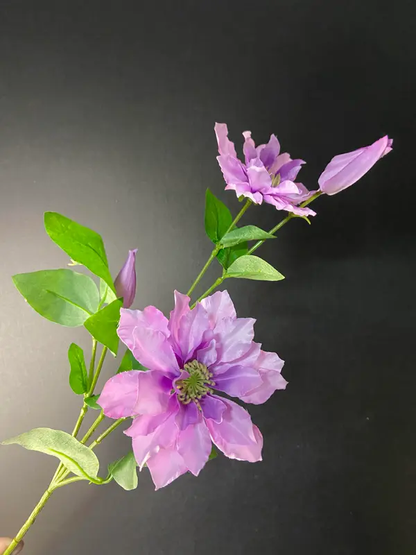 Kunstbloem Clematis | Lila
