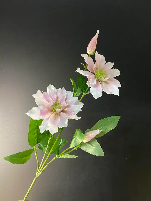 Kunstbloem Clematis Roze