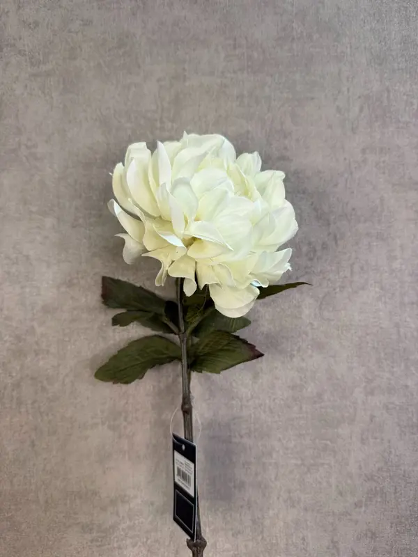Kunstbloem Dahlia | Crème