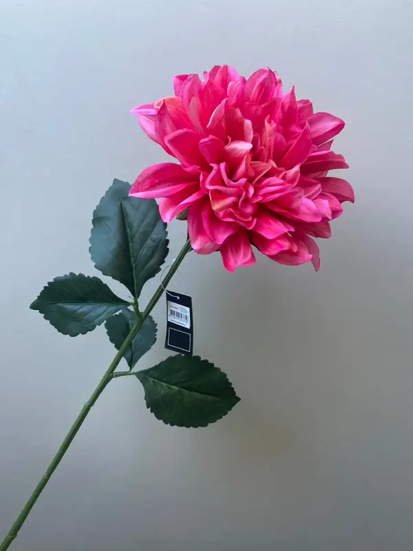 Kunstbloem Dahlia fuchsia