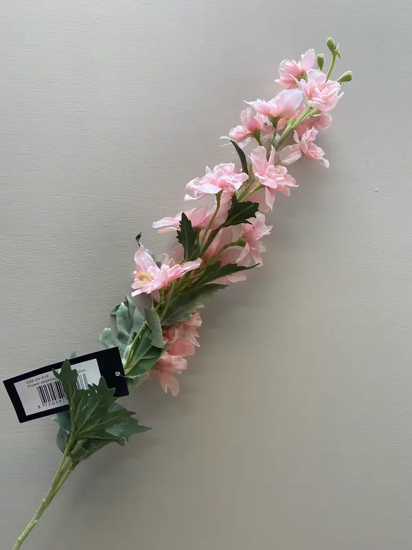Kunstbloem Delphinium licht roze