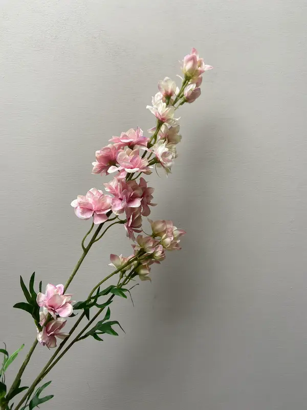 Kunstbloem Delphinium oud roze