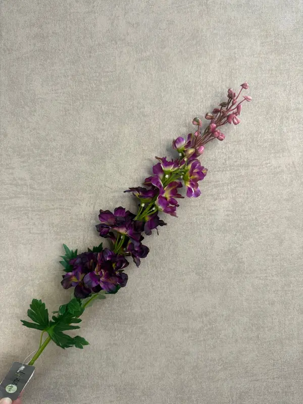 Kunstbloem delphinium | Paars melange