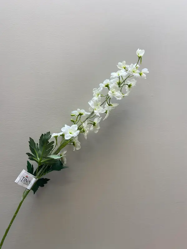 Kunstbloem Delphinium wit