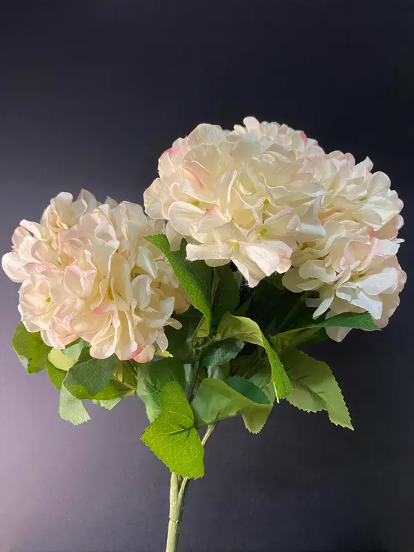 Kunstbloem Hortensia Cream