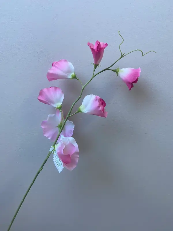 Kunstbloem Lathyrus donker roze