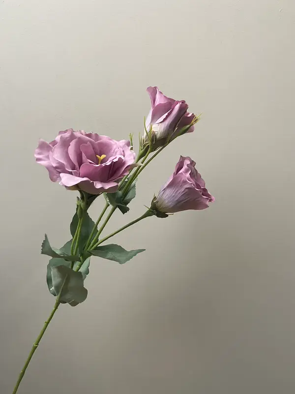 Kunstbloem Lisianthus mauve