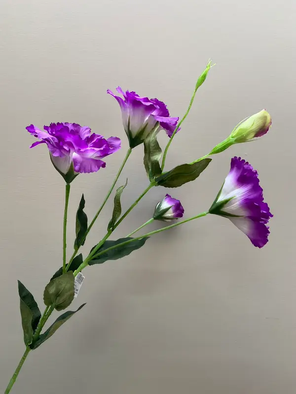 Kunstbloem Lisianthus paars