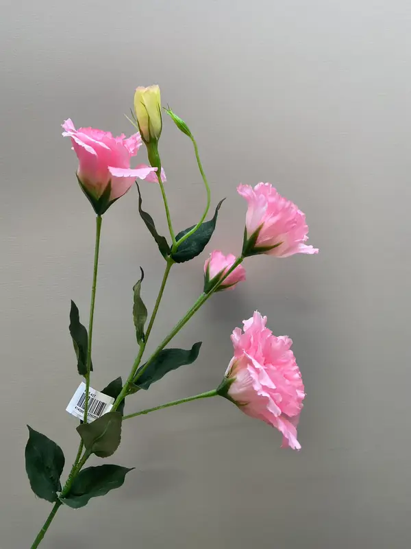 Kunstbloem Lisianthus roze