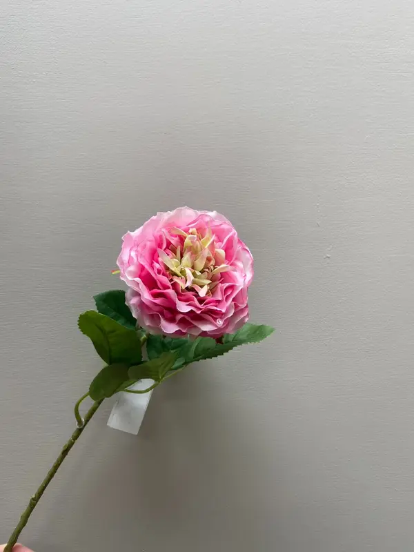 Kunstbloem Pioen roos roze