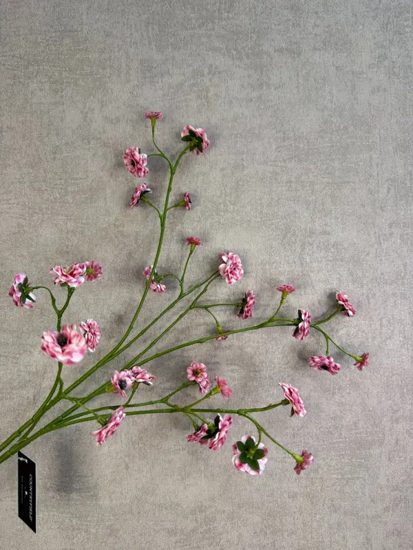 Kunstbloem Roos | Mini roze