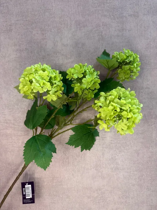 Kunstbloem sneeuwbal | Groen