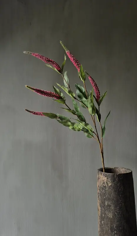 Kunstbloem veronica fel roze - 70 cm