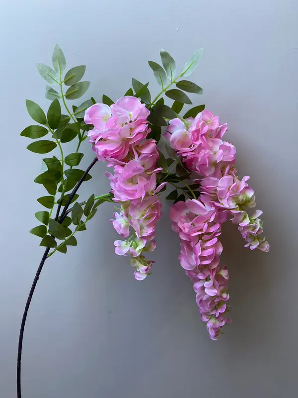 Kunstbloem Wisteria rosa
