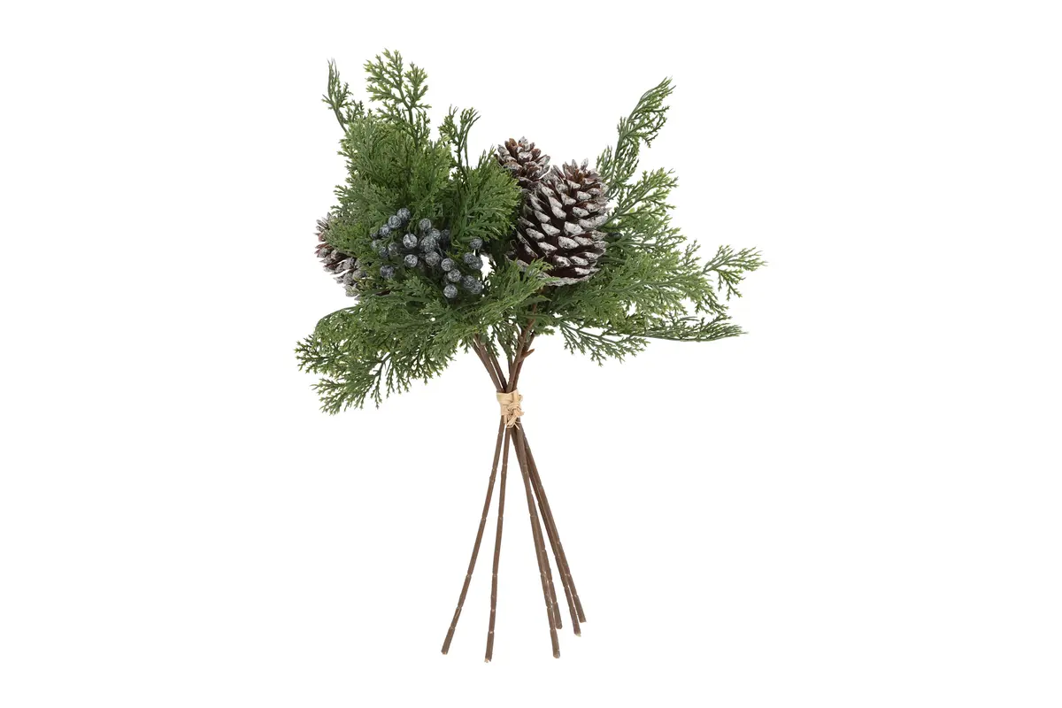 Kunstbundel Hedera bes blauw groen