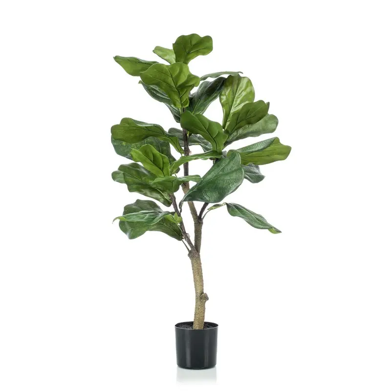 Kunstplant Ficus Lyrata 90cm – Tabaksplant