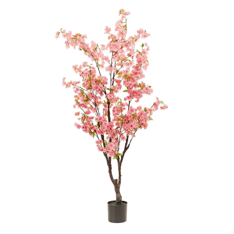 Kunstplant Kersenbloesem 175cm – Prunus Roze