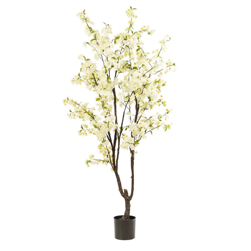 Kunstplant Kersenbloesem 210cm – Prunus Wit