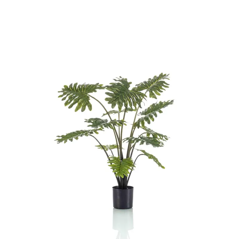 Kunstplant Philodendron 80 cm - Groen