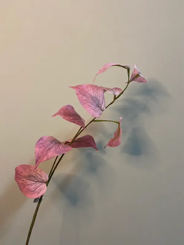 Kunsttak Birch leaf pink