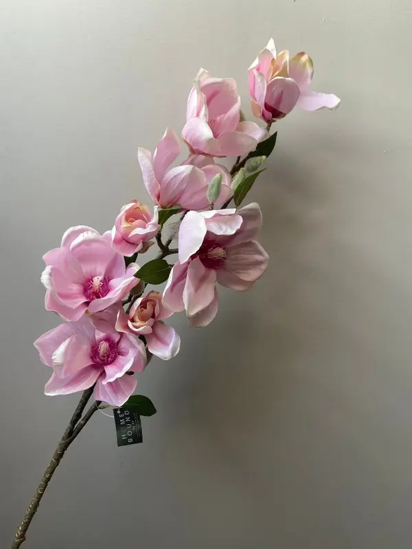 Kunsttak magnolia roze