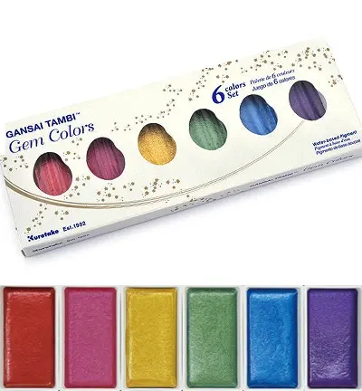 Kuretake - Gansai Tambi Gem Colors