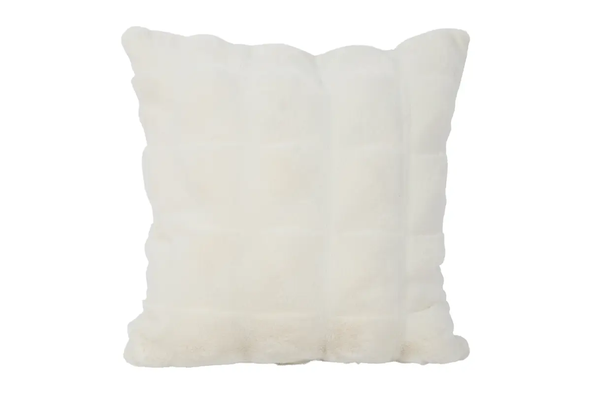 Kussen Imitatiebont Cosy Eloise wit