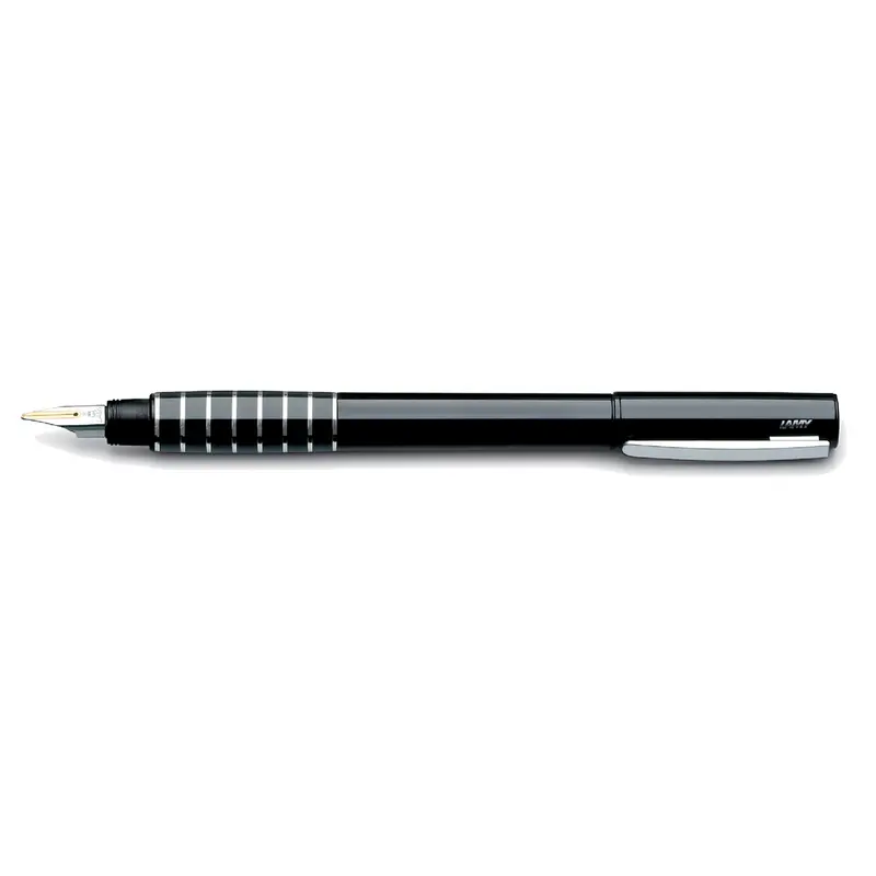 Lamy Accent vulpen briljant zwart met diamantlak gripstukje
