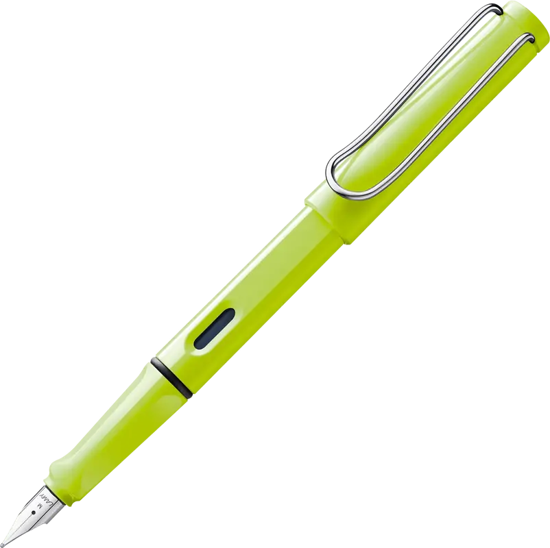 LAMY safari neonlime fountain pen