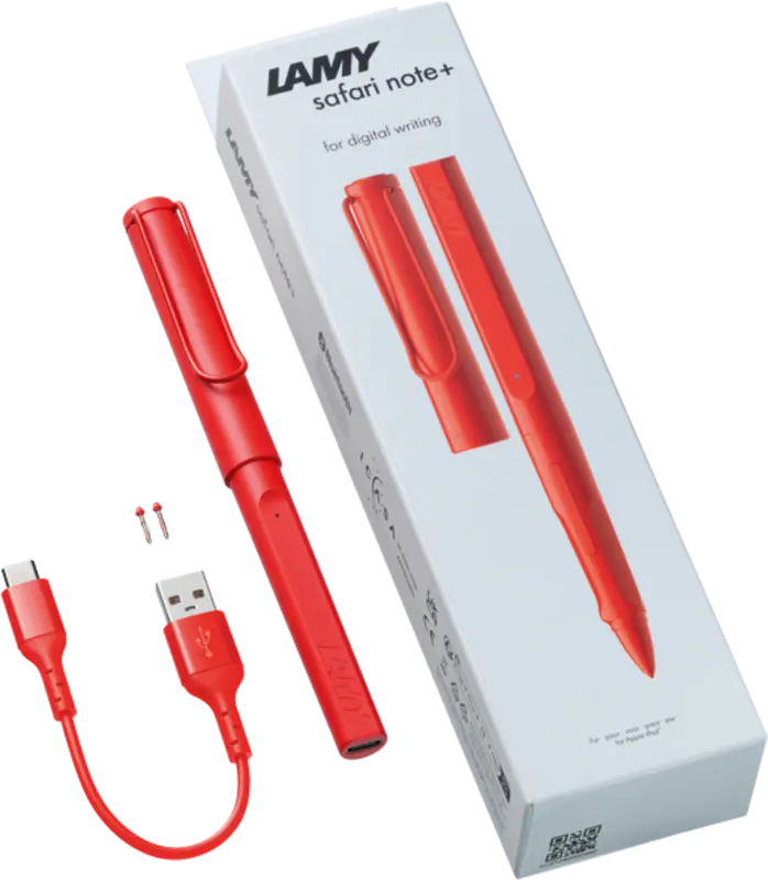 Lamy Safari Note + Digital Writing Rood