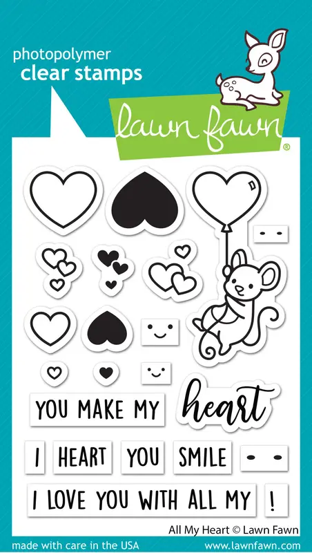 Lawn Fawn - All My Heart