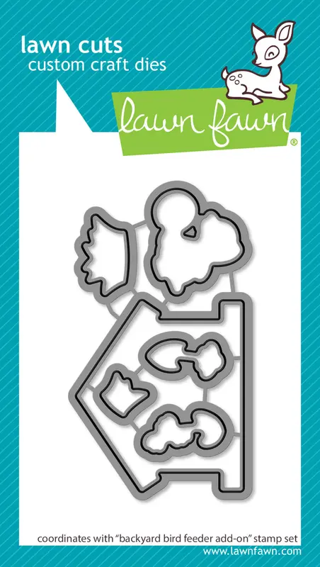 Lawn Fawn - Backyard Bird Feeder Add-On Lawn Cuts