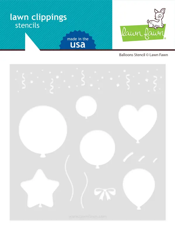 Lawn Fawn - Balloons Stencil