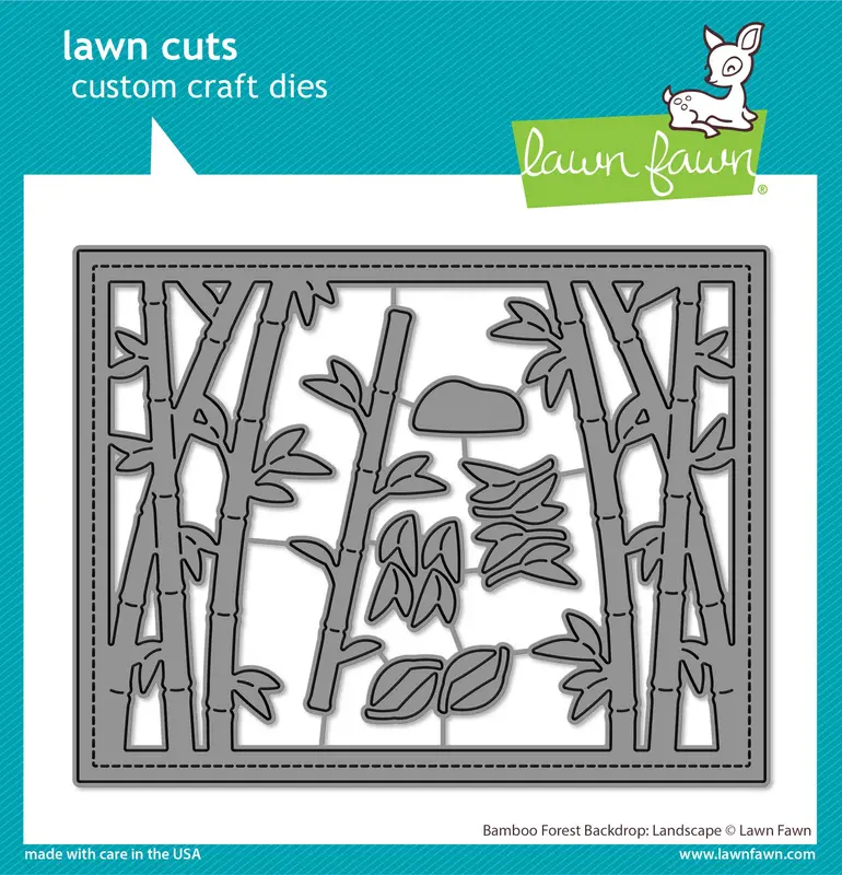 Lawn Fawn - Bamboo Forest Backdrop