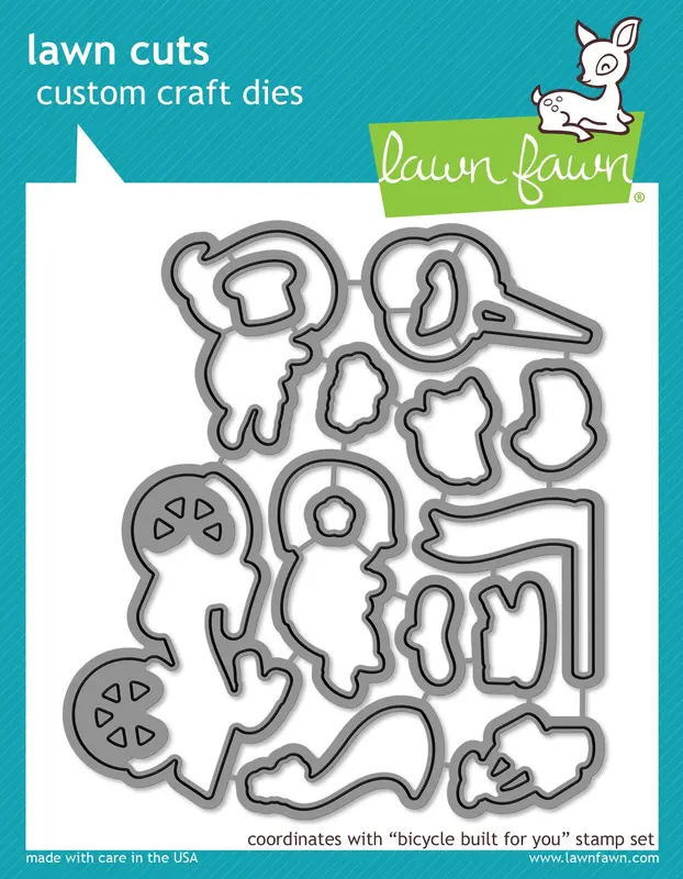 Lawn Fawn - Bicycle Built For You - Lawn Cuts