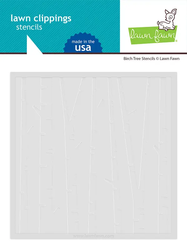 Lawn Fawn - Birch Tree Stencils (2pcs)