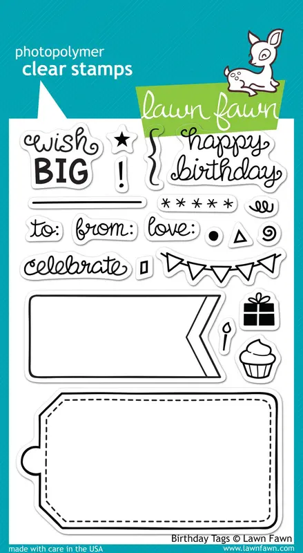 Lawn Fawn - Birthday Tags